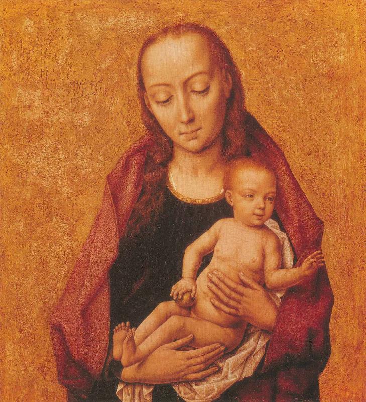 Dieric Bouts Virgin and Child France oil painting art